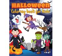 Halloween Coloring Book For Kids: 50 Fun and Unique Halloween Characters to Color, For Kids