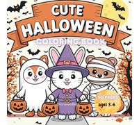 Halloween Coloring Book for Kids Ages 3-6: 50 Fun and Relaxing Halloween Designs with Pumpkins, Ghosts, Bats and More - Easy Coloring for Little Hands