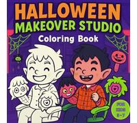 Halloween Coloring Book for Kids Ages 3-7 - Halloween Makeover Studio - 20 Fun Dress-Up & Spooky Style Designs: Perfect for preschoolers and early ... for crayons, markers, and colored pencils.