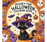 Halloween Coloring Book for Kids Ages 3-8: Fun and Friendly Spooky Designs: Paperback with Glossy Cover | 35 Cute Designs | size 8.5 x 8.5 inches