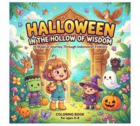 Halloween Coloring Book for Kids Ages 3-8: Spooky-Cute Indonesian Folklore Adventures! Color, Read & Explore Magical Legends in the Hollow of Wisdom