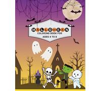 Halloween Coloring Book for Kids Ages 4-8:: 33 Cute and Spooky Designs with Pumpkins, Ghosts, Witches, Bats & More | Fun Halloween Activity Book for Boys and Girls