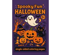 Halloween Coloring Book for Kids Ages 4-8: Fun and Spooky Coloring Pages with Pumpkins, Witches, Ghosts, and Cute Monsters for Boys and Girls