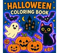 Halloween Coloring Book for Kids Ages 4-8: Spooky & Cute Designs: Engaging and Easy Halloween-Themed Activity Pages to Spark Creativity and Celebrate the Spooky Season