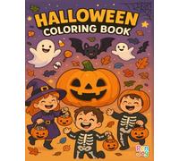 Halloween Coloring Book: For Kids and Adults Featuring Cute Creepy Creatures in Cozy Hygge Moments for Relaxation
