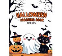 Halloween Coloring Book for Kids: Big Halloween Trick-or-Treat Fun | Cute and Spooky Coloring Pages with Pumpkins, Ghosts, Witches, Costumes, Candy and Cats for Kids Ages 4-8