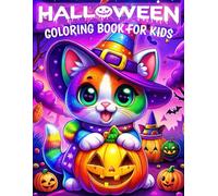 Halloween Coloring Book for Kids: Featuring 50 Cute and Easy Halloween Designs coloring pages for kids. (halloween coloring book for kids ages 4-8)