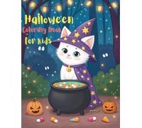 Halloween Coloring Book for Kids: Fun Book with animals Monsters, Bats, ghost for children Ages 4-8