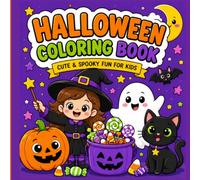 Halloween Coloring Book for Kids: Fun & Spooky Coloring Pages for Ages 4-8