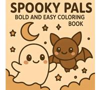 Halloween Coloring Book for Kids- Relaxing for Childiren's: Bold and Easy Pages- Spooky Pals Designs