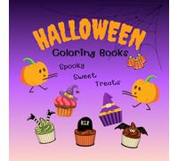 Halloween Coloring Book for Kids: Trick-or-Treat Fun | Sweet and Spooky Food Coloring Pages with Pumpkins, Ghosts and cats for Kids (8.5" x 8.5")