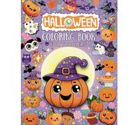 Halloween Coloring Book For Toddlers: Cute and Easy Coloring Pages for Little Ones