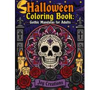 Halloween Coloring Book: Gothic Mandalas for Adults