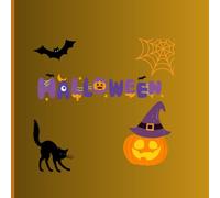 HALLOWEEN COLORING BOOK: Ideal para niños y niñas en etapa preescolar o de primeros grados.