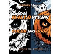 Halloween Coloring Book: Pumpkins,Scary Faces: Unleash Your Imagination in a World of Halloween Fun Halloween Creatures Await Your Artistic Touch