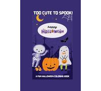 Halloween Coloring Book: Spooky but cute coloring book