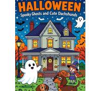 Halloween Coloring Book: Spooky Ghosts and Cute Dachshunds