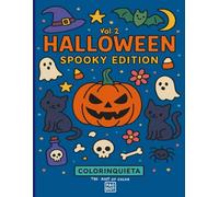 Halloween Coloring Book Vol. 2 Colorinquieta Doodle Style: 11 x 8,5 in Spooky Doodle Halloween for Kids 60 coloring pages