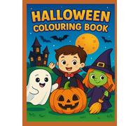 Halloween Colouring Book: Adorable spooky pictures to colour - For children aged 3 to 5