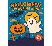 Halloween Colouring Book: Charming spooky artwork to colour - Designed for kids aged 3 to 5