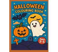 Halloween Colouring Book: Charming spooky artwork to colour - Designed for kids aged 3 to 5