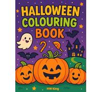 Halloween colouring book for kids