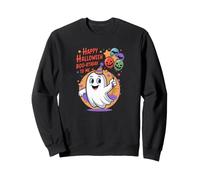 Halloween Compleanno Buon BOORTHDAY TO Me con Ghost Felpa