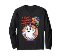 Halloween Compleanno Buon BOORTHDAY TO Me con Ghost Maglia a Manica