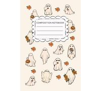 Halloween Composition Notebook: Cute Spooky Themed Journal with Pumpkins, Bats, and Trick-or-Treat Design - Wide Ruled Lined Pages for School, Writing, and Journaling