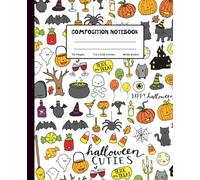 Halloween Composition Notebook: Cute & Spooky Wide-Ruled Notebook - Perfect for School Notes, Homework, or Journaling - 110 Pages