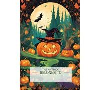 Halloween Composition Notebook Spooky Pumpkins: Gothic Horror Theme Perfect gift for kids, girls, boys, teenagers and adults.
