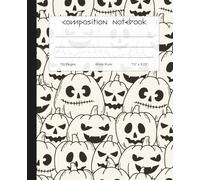 Halloween Composition Notebooks - Wide Ruled - 110 Pgs - 7.5 x 9.25 - Pumpkin Galore books for Kids, Students & Teachers: Festive Autumn Journal with ... Writing, Homework, and Seasonal Classroom Fun