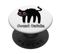 Halloween Conte Catula Cat Dracula PopSockets PopGrip Adesivo