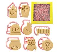 Halloween Cookie Cutters - Cartoon Stamp Set for Cookies & Candy