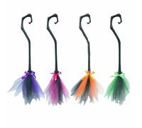 Halloween Cos Prop Magical Sweeper of The Witch: vola Come Una Strega con Questa Incantevole Scopa (Orange, 90cm)
