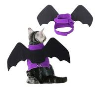 Halloween Costume Ali per animali Domestici, Vestiti per Cani Pipistrello, Maschera Batman per Gatto, Costume di Costume per Cani/Costumi Halloween per Animali Domestici(Grandi)