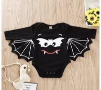 HALLOWEEN COSTUME CARNEVALE VESTITO PIPISTRELLO 3 6 9 12 18 MESI BAMBINO
