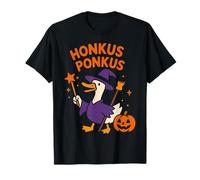 Halloween Costume Funny Goose Meme Honkus Ponkus Witch Magic Maglietta