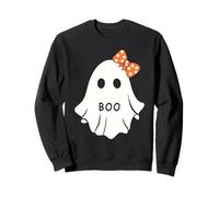 Halloween Costume Ghost Boo with Dots Bow Toddlers Girls Kid Felpa