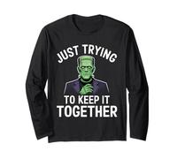 Halloween Costume Spirit Monster Spooky Skull Zombie Maglia a Manica