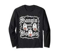 Halloween Costume Spirit Monster Spooky Skull Zombie Maglia a Manica