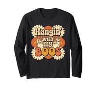 Halloween Costume Spirit Monster Spooky Skull Zombie Maglia a Manica