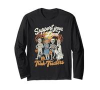 Halloween Costume Spirit Monster Spooky Skull Zombie Maglia a Manica