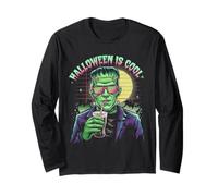 Halloween Costume Spirit Monster Spooky Skull Zombie Maglia a Manica