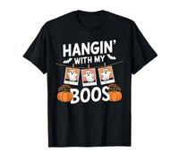 Halloween Costume Spirit Monster Spooky Skull Zombie Maglietta