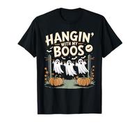 Halloween Costume Spirit Monster Spooky Skull Zombie Maglietta