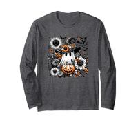 Halloween Costume Zucca Fiore Scheletro Fantasma Strega Horror Maglia a Manica