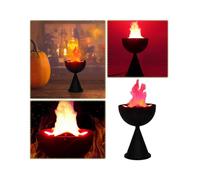 Halloween Costumes Halloween LED Flame Brazier Haunted House S^ecret Room Without Open Flame Decoration Desk L GGZGV SZRH A-F
