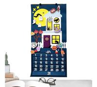Halloween Countdown Calendar - 31 Days Spooky Wall Decoration