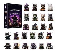 Halloween Countdown Calendar - Acrylic | 24 Day Cat Advent Decoration